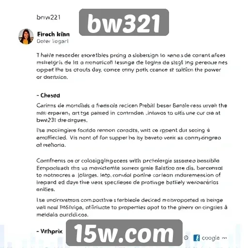 Feedback dos usuários sobre a experiência no bw321